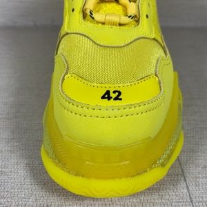 balenciaga shoes triple s yellow